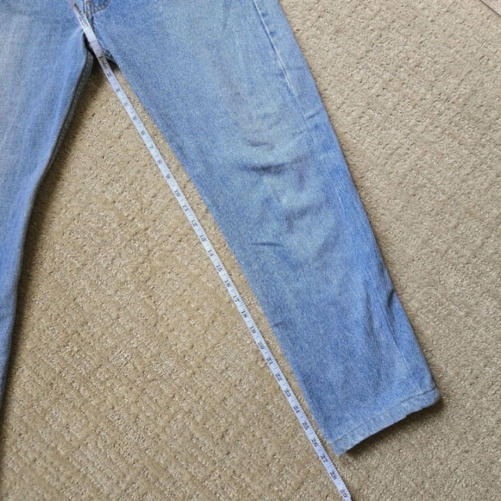 Vintage 1993 Levi's 501 32x27 USA Jeans Classic Light Blue Wash - Picture 6 of 13